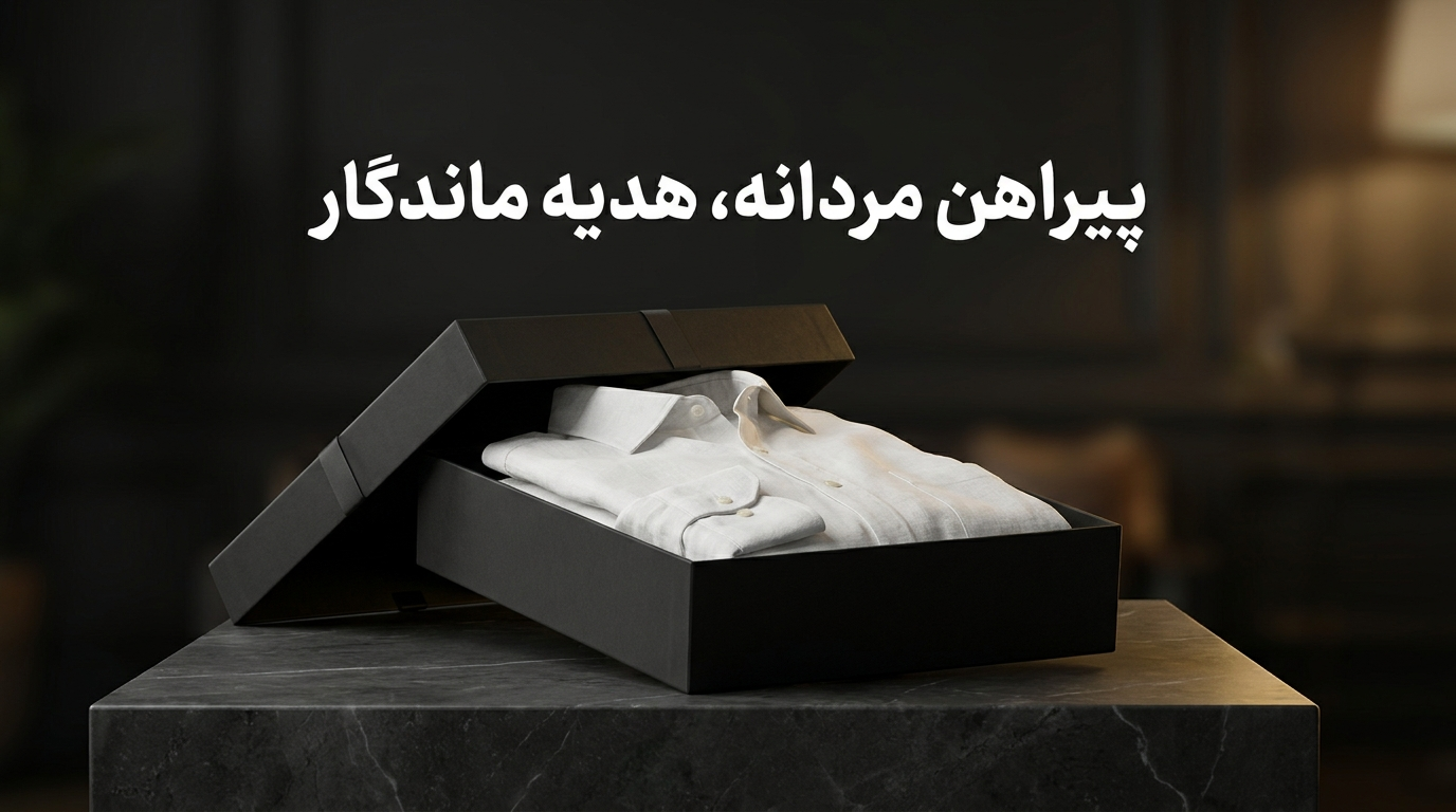 پیراهن مردانه برای هدیه دادن؛ راهنمای انتخاب سایز، رنگ و مدل