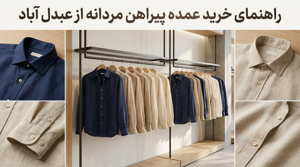 راهنمای کامل خرید حضوری و غیرحضوری از بازار عبدل آباد تهران برای خرید عمده پیراهن مردانه